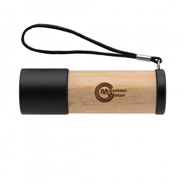 Logotrade corporate gifts photo of: Bamboo and RCS certfied recycled plastic torch